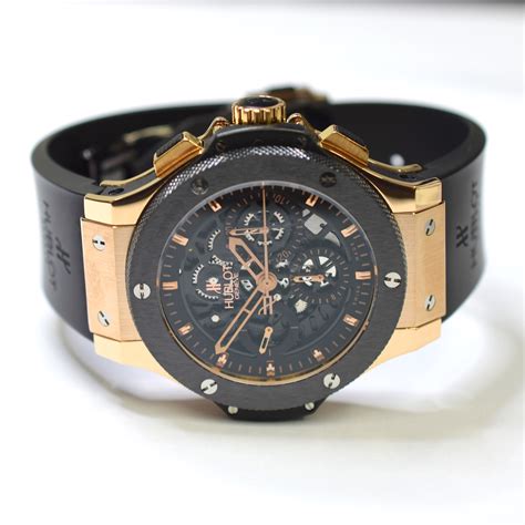 hublot big bang gold rose|hublot 18k with rubber strap.